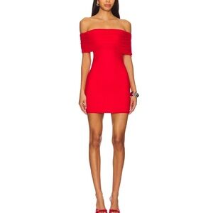 Elegant Red Sleeveless Dress